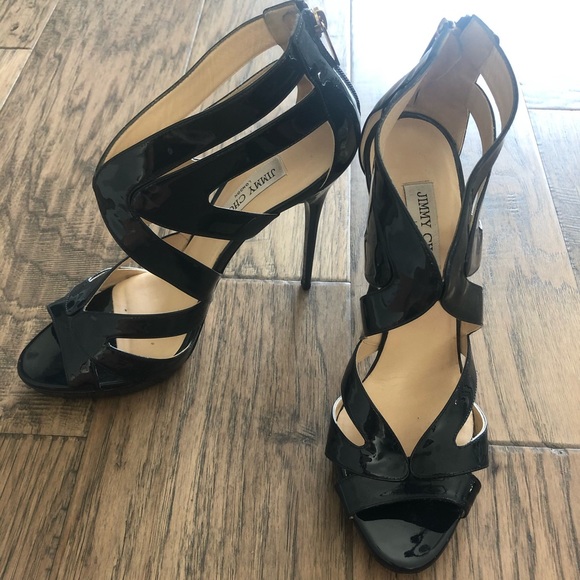 Jimmy Choo Patent Leather Heels - Picture 1 of 2